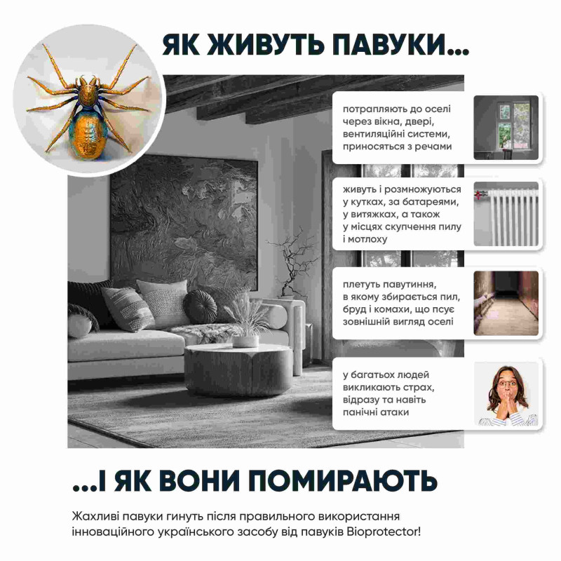 Засіб від пауків Біопротектор 