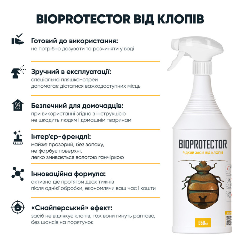Засіб від клопів Біопротектор 